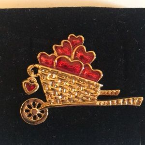 Avon Garden of Love scatter pin